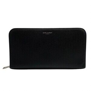 YVES SAINT LAURENT Black Leather Wallet